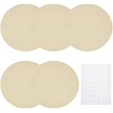 PH PandaHall 5pcs Lamp Shade Diffuser Fabric Lamp Shade Replacement with 50pcs Plastic Stickers Dazzling Proof Lampshades Spotlight Lamps Covers for Pendants Photography Light Downlight 6.3 Inch