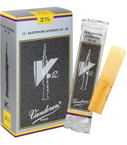 Amazon.com: Vandoren SR6135 Alto Sax V.12 Reeds Strength 3.5; Box