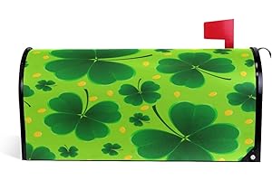 WOOR St Patricks Day Magnetic Magnetic Mailbox Cover Standard Size for Garden Yard Outdoor Decorations-18 x 20.8"
