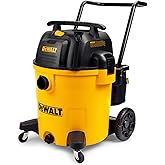 DEWALT DXV16PA 16 Gallon Poly Wet/Dry Vac/Acc, 6.5HP Shop Vacuum Wet/Dry for Jobsite/Workshop, Yellow