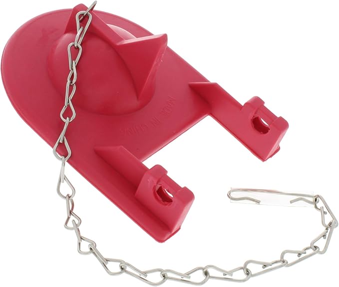 Toilet Stopper Flapper 2" SharkFin Replacement Kit. For Many 2Piece