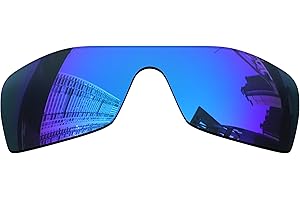 Acefrog 1.5MM Polarized Replacement Lenses for Oakley Batwolf OO9101 Sunglasses, Upgraded Material, Impact Resistant