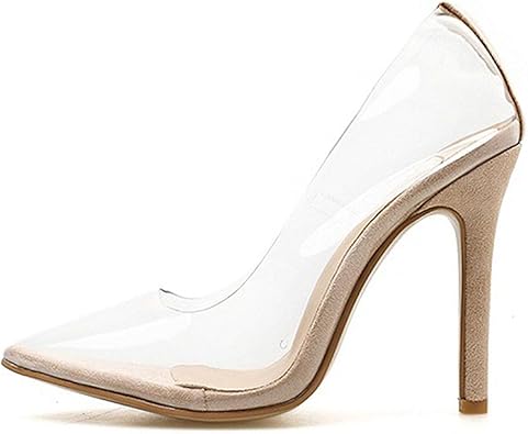 transparent stilettos