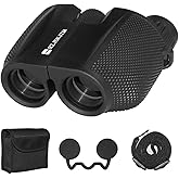 Binoculars for Adults and Kids, 15x25 Small Compact Binoculars with Low Light Vision, Easy Focus for Bird Watching Outdoor Travel Sightseeing Concert Hunting Hiking