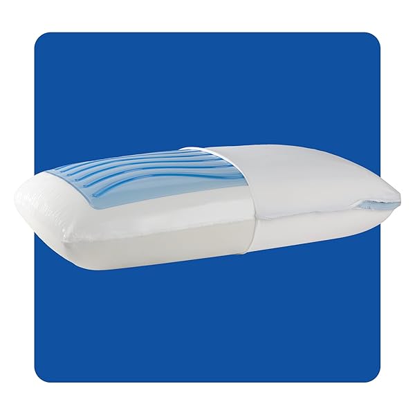 SEALY DREAMLIFE STANDARD SIZE MEMORY FOAM COOLING PILLOW...