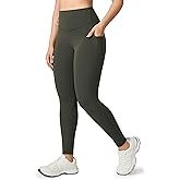 UNISSU Hugcurve No Front Seam High Waisted Workout Leggings with Pockets for Women Buttery Soft Yoga Pants Gym Tights - 25''
