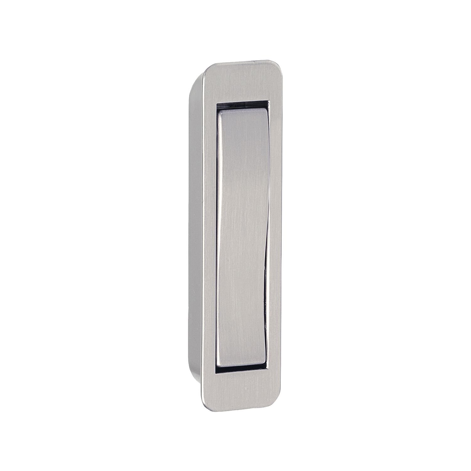 Sun Chain Votan Folding Coat Hook, Height 80 mm, Wall Hook for Inleting, Folding Hook, Zinc Die-Cast Stainless Steel Effect