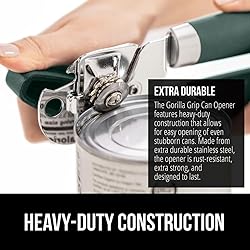 GORILLA GRIP Heavy Duty Stainless Steel Smooth Edge
