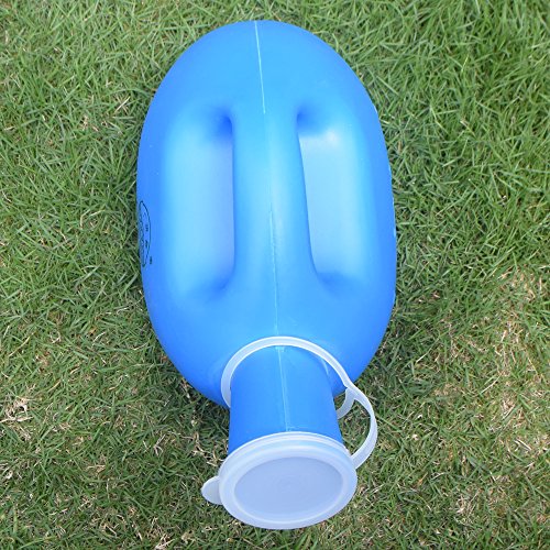 YUMSUM 2000ML Male Urinal Portable Mens Potty Pee Bottle Collector Travel Toliet (Blue)
