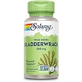 SOLARAY Bladderwrack Capsules 580 mg - Nutrient-Packed Seaweed Supplement, High in Iodine - Balanced Herbal Support - Vegan, Non-GMO, 60-Day Guarantee, Lab Verified - 100 Servings, 100 VegCaps