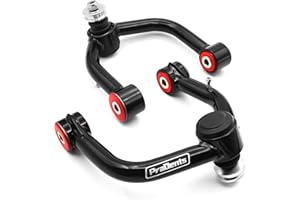 PRAOENTS Front Upper Control Arms for 2000-2006 Toyota Tundra, 2001-2007 Toyota Sequoia, 2-4" Lift Tubular Suspension Control Arms w/Ball Joint, Replacement OEM Factory Suspension Arms