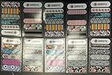 Jamberry Nail Wraps 10 Sample Sheets Accent Nails Mix and Match NEW GIFT