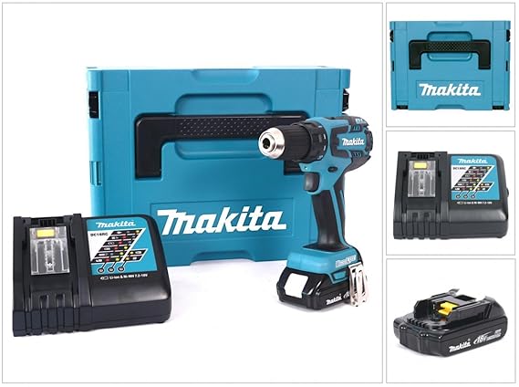 Makita DDF 459 Y1J-D 18 V Akku Bohrschrauber im MAKPAC inkl. BL 1815 N Akku