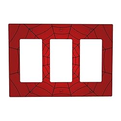 Cuitxrac Red Spider Web Triple Decorator Switch