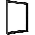 MCS Canvas Float Frames 16x20 Canvas Black Frame, Vertical & Horizontal Wall Hanging Large Frame for Canvas Paintings (1-Pack)