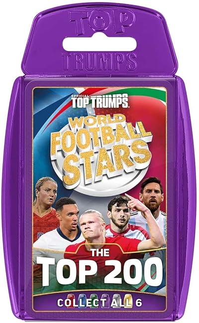 Top Trumps World Football Stars Top 200 Chrome Purple Pack
