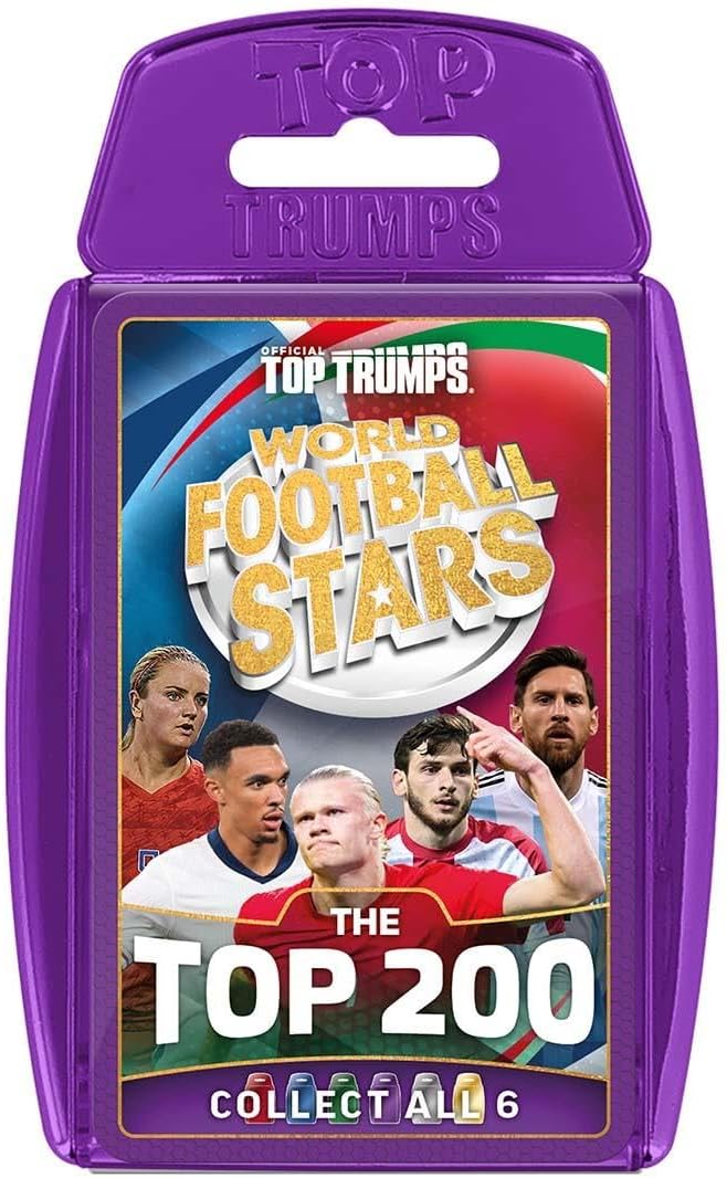 Top Trumps World Football Stars Top 200 Chrome Purple Pack