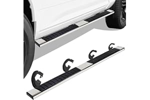 TNMT 6.5" Running Boards for Ford F150 2009-2014 Super Cab, Side Steps for Truck, Mirror Stainless Steel Nerf Bars, Estribos Para for Ford F150, Pair Running Boards for Extended Cab