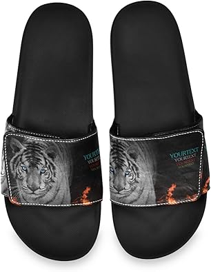 white tiger slippers