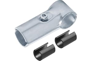 Fanmao 10 Sets T Pipe Clamp Connector Tee Clamps for 3/4" EMT, Also Fits 1/2" EMT with Adapter Shims, 3/32" Thick