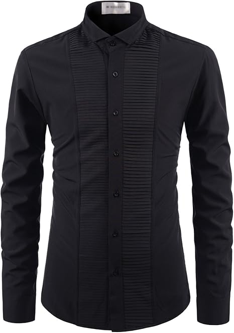 extra slim fit tuxedo shirt