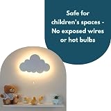 Marco Paul Interiors White Wooden Cloud LED Night Light Battery Powered view 7