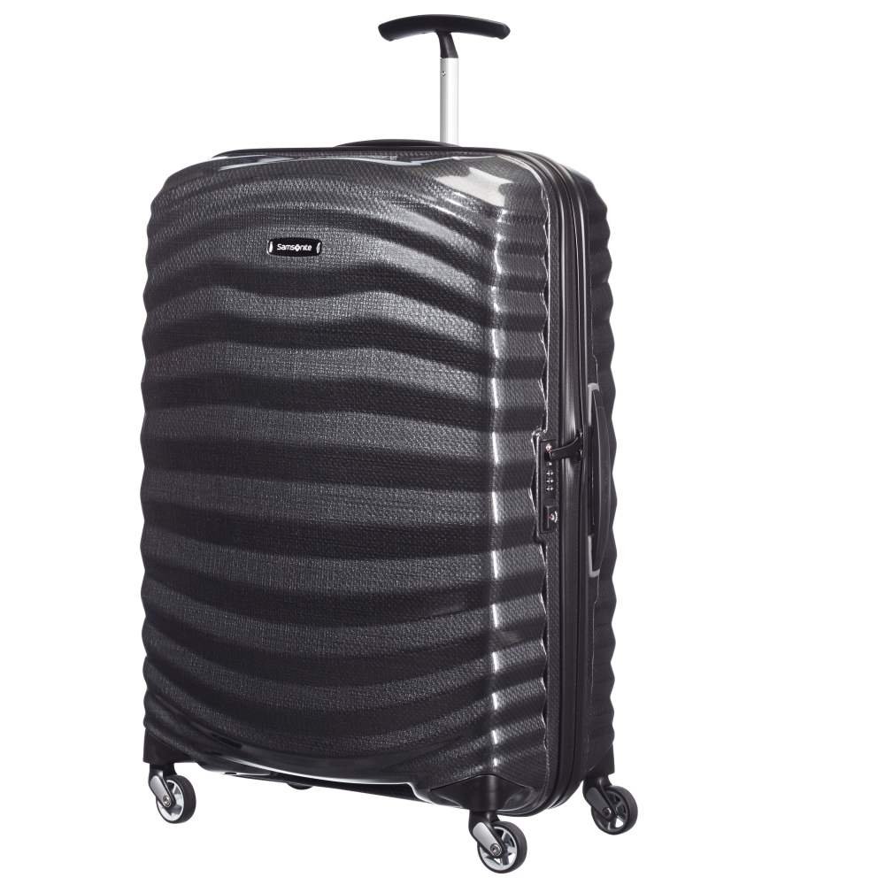 Samsonite Lite -Shock - Spinner M Suitcase, 69 cm, 73 l, Black (Black)