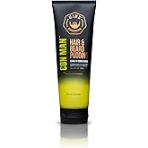 GIBS Con Man Hair & Beard Pudding - Leave In Conditioner - Curl Definer - Moisturizer - 8 oz Squeeze Tube