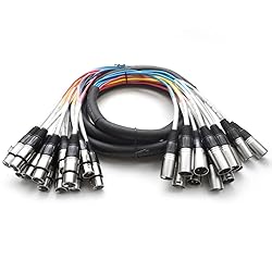 Seismic Audio - 12 Channel XLR Snake Cable - 10