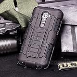 LG G2 Mini Case, Cocomii Robot Armor NEW [Heavy Duty] Premium Belt Clip Holster Kickstand Shockproof Hard Bumper Shell [Military Defender] Full Body Dual Layer Rugged Cover D618 D620 (Black)