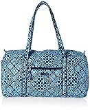 Women's Large Duffel, Signature Cotton, Cuban Tiles