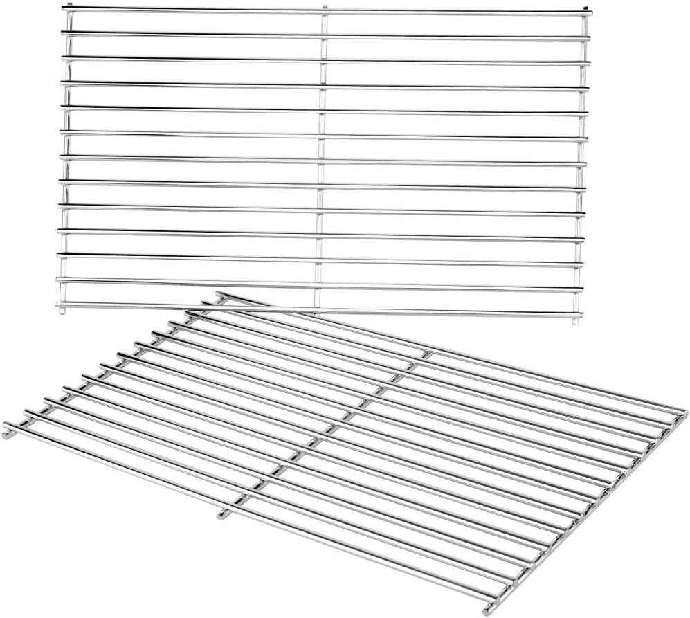 onlyfire GCG-8544 Stainless Steel Grill Grates for Weber Spirit 200 Series with Up Front Controls and Spirit II 200 Series Grills