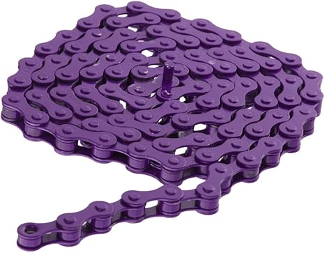 purple bike chain