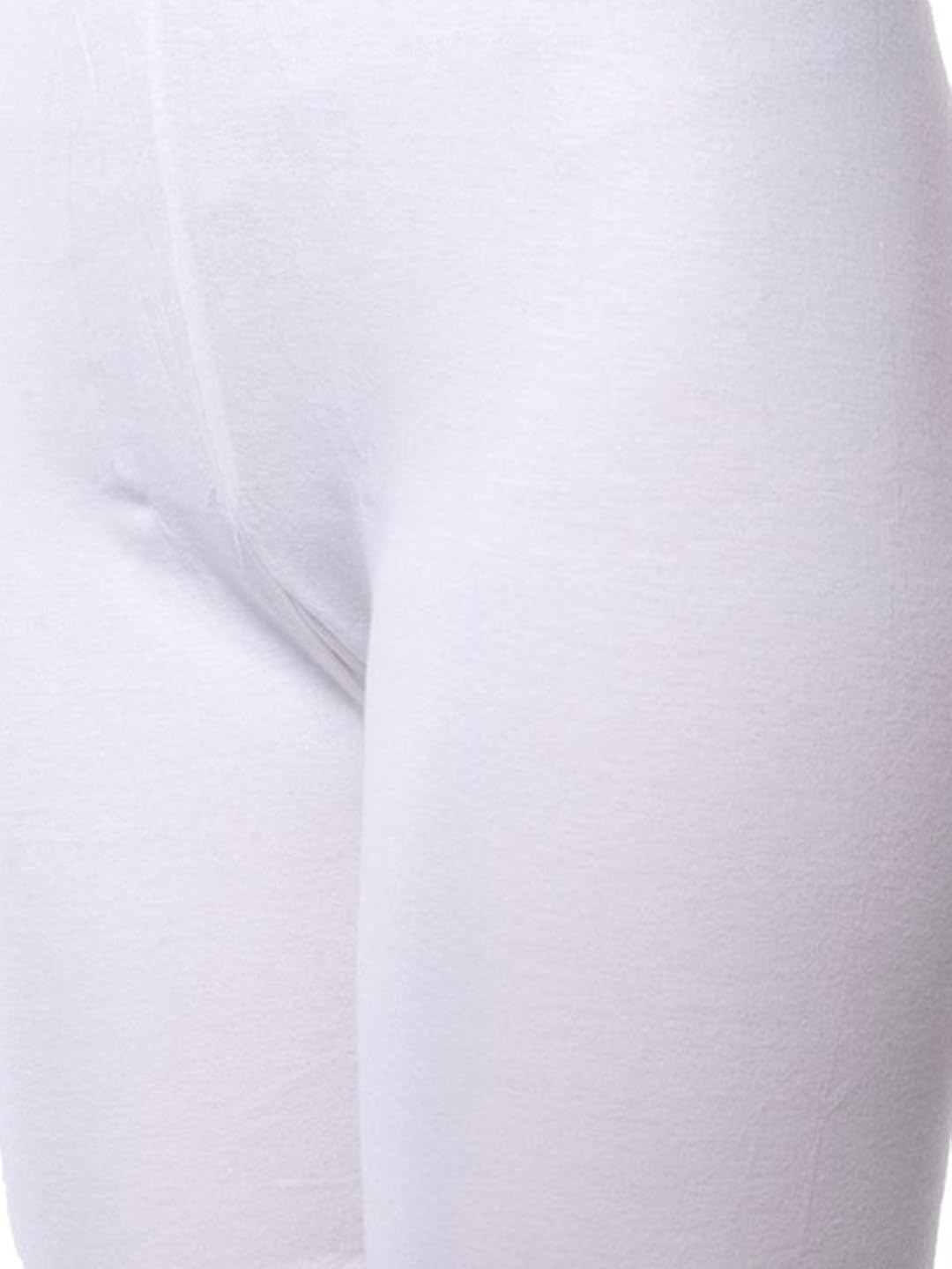 bodyform women's interlock cotton white cycling shorts