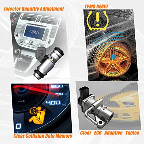AUTOPHIX Car Code Reader OBD2 Scanner Auto OBDII Scan Tool for Vehicle Checking Engine Light Car Diagnostic Scan Tool- Orange (7710)