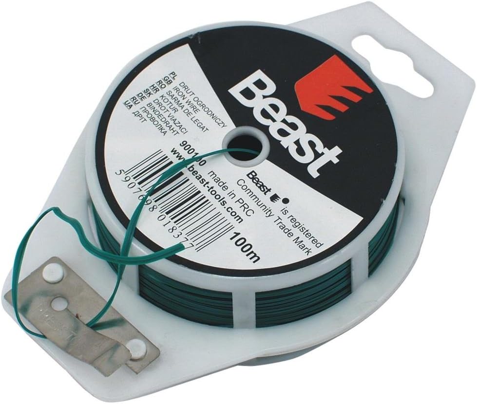 Windhager Gartendraht 5m Grün - Gummiummantelt Für Pflanzen Und Dekoration