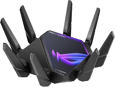 ASUS GT-AXE16000 WiFi 6E Router Quad-Band 6 GHz 10G WAN Ports VPN Fusion