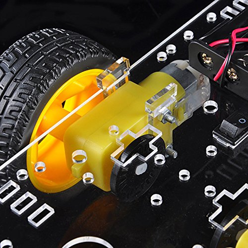 Gowoops Car Chassis Toy Remote App Controlled Vehicle + Battery Case - Thumbnail 4