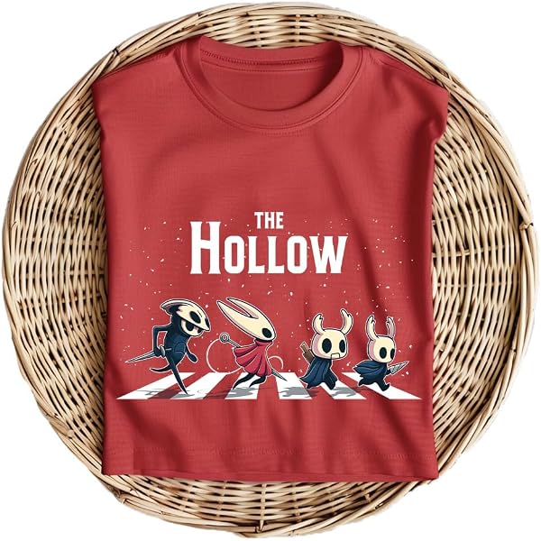 T-shirt Gamer Hollow Knight Silksong - Unisexe, Coupe Décontractée - Plusieurs Tailles Du XXS Au XXXXL - Idéal Cadeau Pour Fan De Jeux Indés - 14