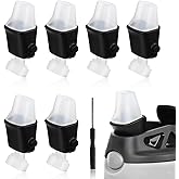 PEUTIER 6pcs Replacement Spout for Contigo, Soft Lids Replacement with Screwdriver BPA-Free Silicone Mouthpiece Parts Compatible with Contigo Aubrey Kids 14oz 20oz Water Bottle