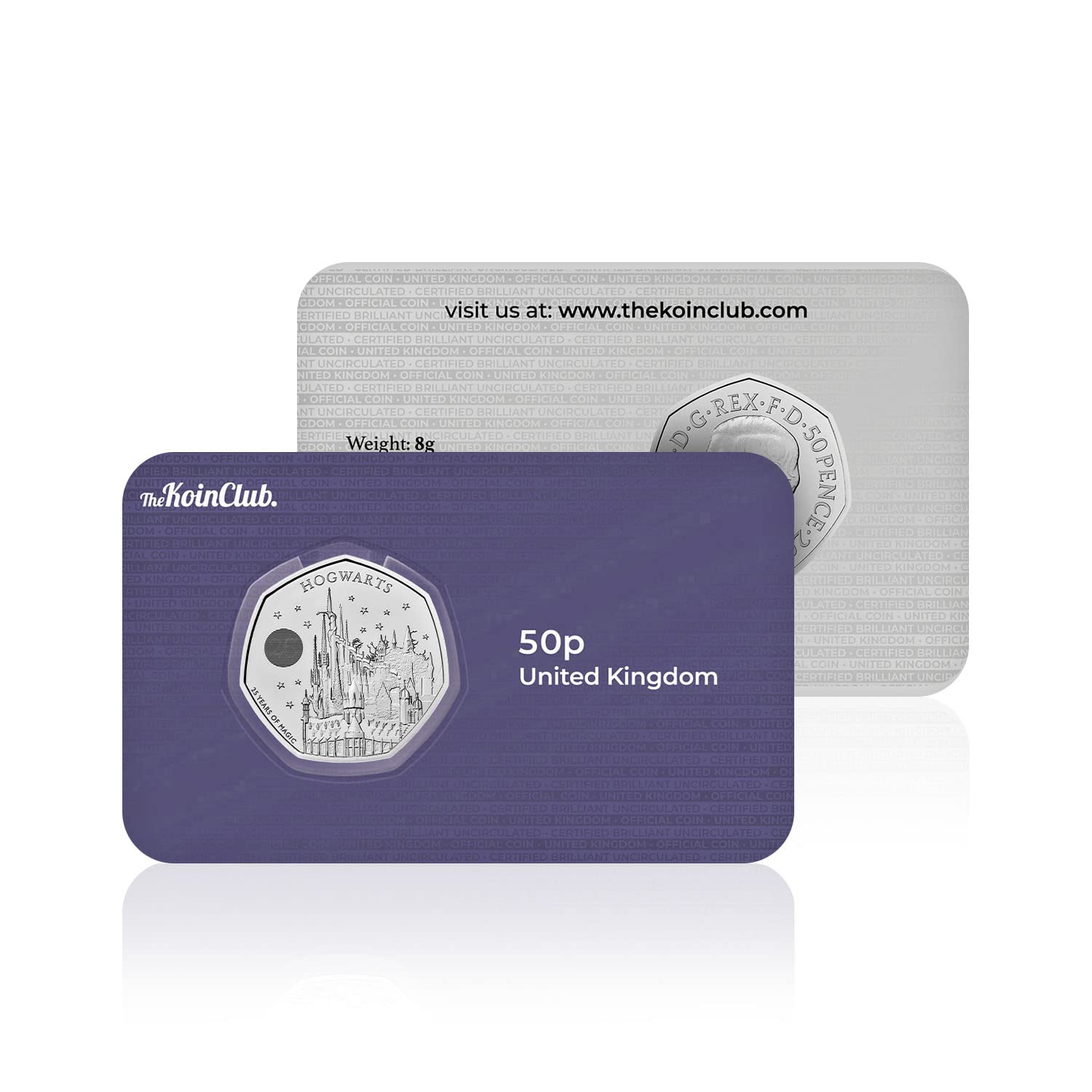 Royal Mint Harry Potter Hogwarts School Witchcraft and Wizardry BU 50p Coin 2023