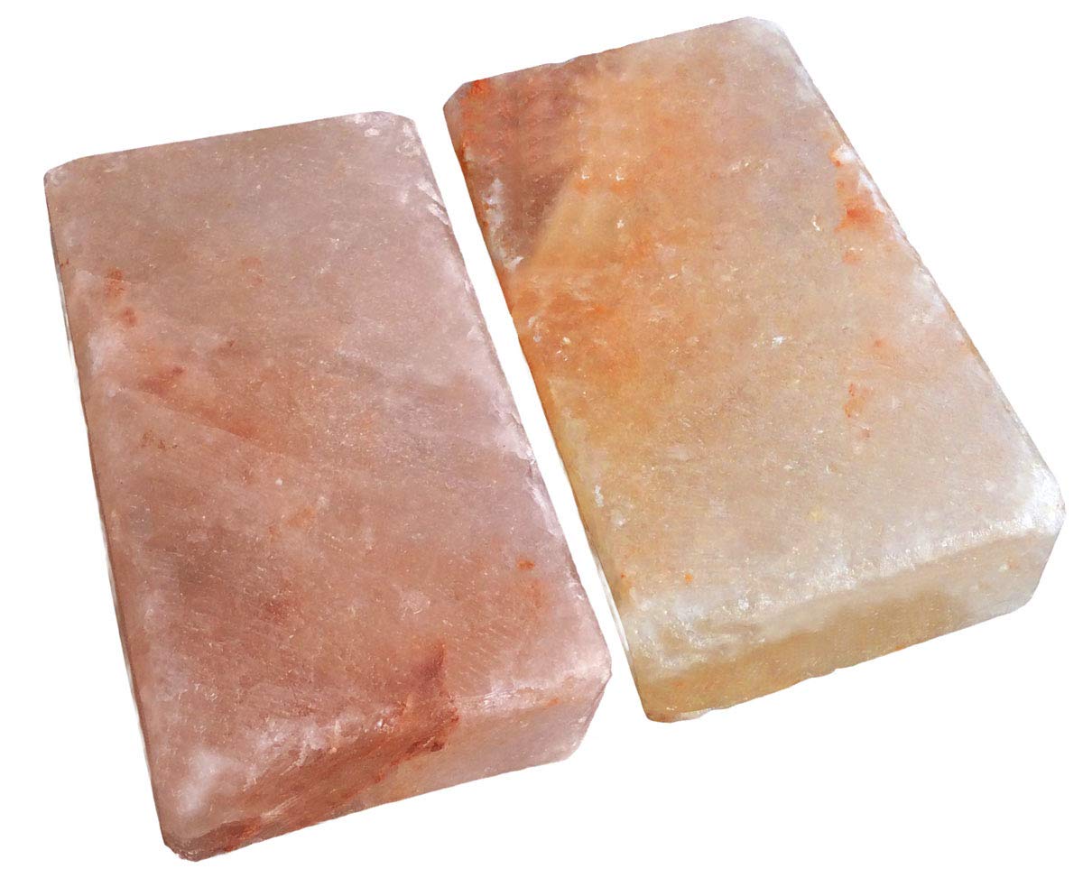 New Himalayan Salt Block Detox for Foot (Set of Two) (Size 8" x 4" x 2") with Instructions Buy