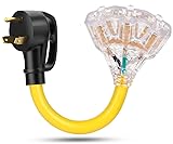 30 Amp to 20 Amp 110 V RV Plug Extension Adapter
