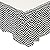 Plastic Black & White Checkered Pleated Table Skirt Racing Party Decoration