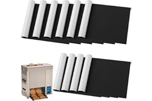 Teenyyou 10 Pcs 33 x 12.25 Inch PTFE Release Sheets Non Stick Toaster Release Sheet PTFE Liner Compatible with Antunes Roundup VCT 25, 50, 1000, 2000 Series Toaster Replaces 7001167, 7000250 for Bread
