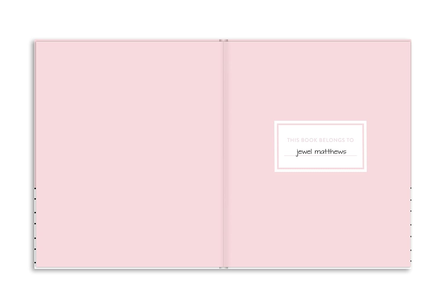 Pearhead Hello Beautiful First 5 Years Baby Memory Book with Photo Insert, Baby Shower Gift Pink : Baby