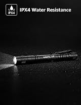Lepro Small Torch Battery Powered 2 Pack LED Penlight 3 Modes IPX4 view 4