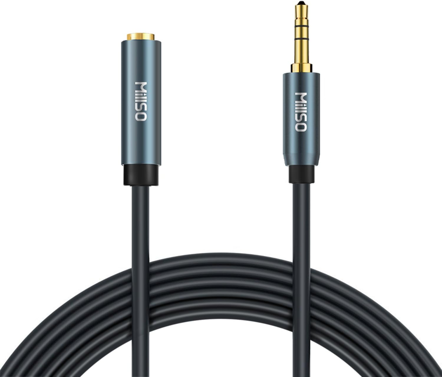 MillSO Headphone Extension Cable, 6.6ft Stereo Aux Jack Cable