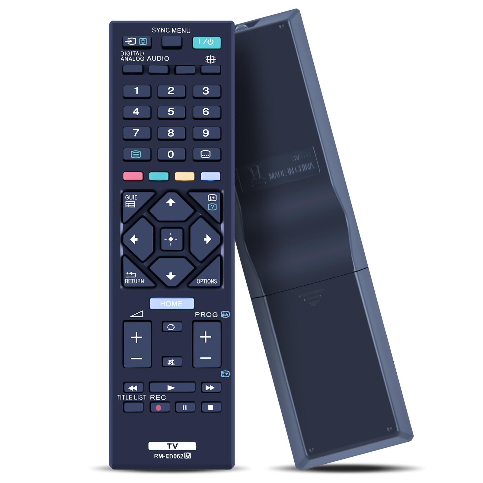 GOUYESHO RMED062 RM-ED062 Remote Control Replaced for Sony Bravia TV, Fit for KDL-48R55XC KDL-48R555C KDL-40R553C KDL-40R550C KDL-40R450A KDL-40R353C KDL-32R433B KDL-32R430B KDL-32R400A KD-49XE7077