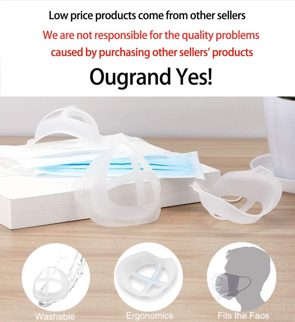 (5Pcs) Mas-k Bracket Inner Support Frame Bracket with Two Mas-k Extender Straps, Stand Bracket for L-ipstick Protection and Supporting More B-reathing Space: Home Improvement